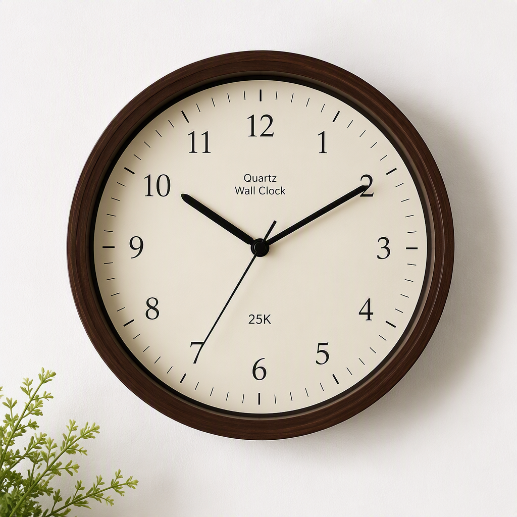 Quartz Wall Clock 25K