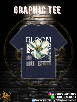 "BLOOM" Floral Graphic Tee