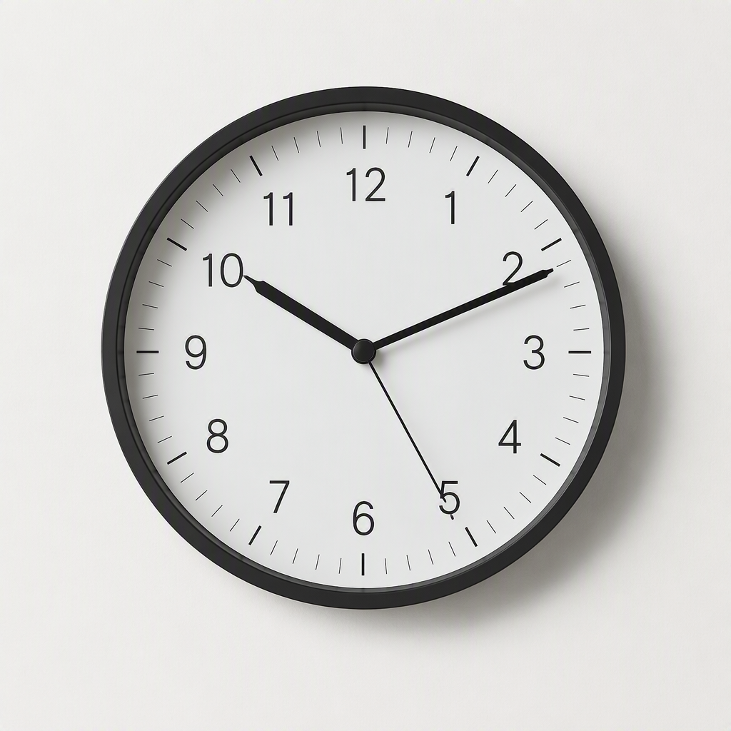 Numbered Wall Clock_0