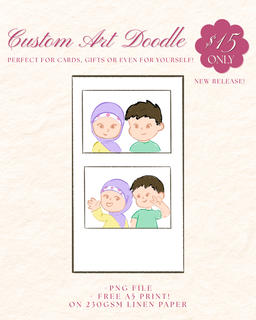 Custom Art Doodle (Photobooth Frame) 