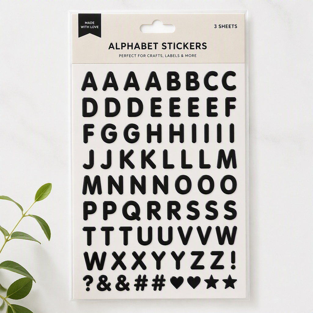 Alphabet Stickers