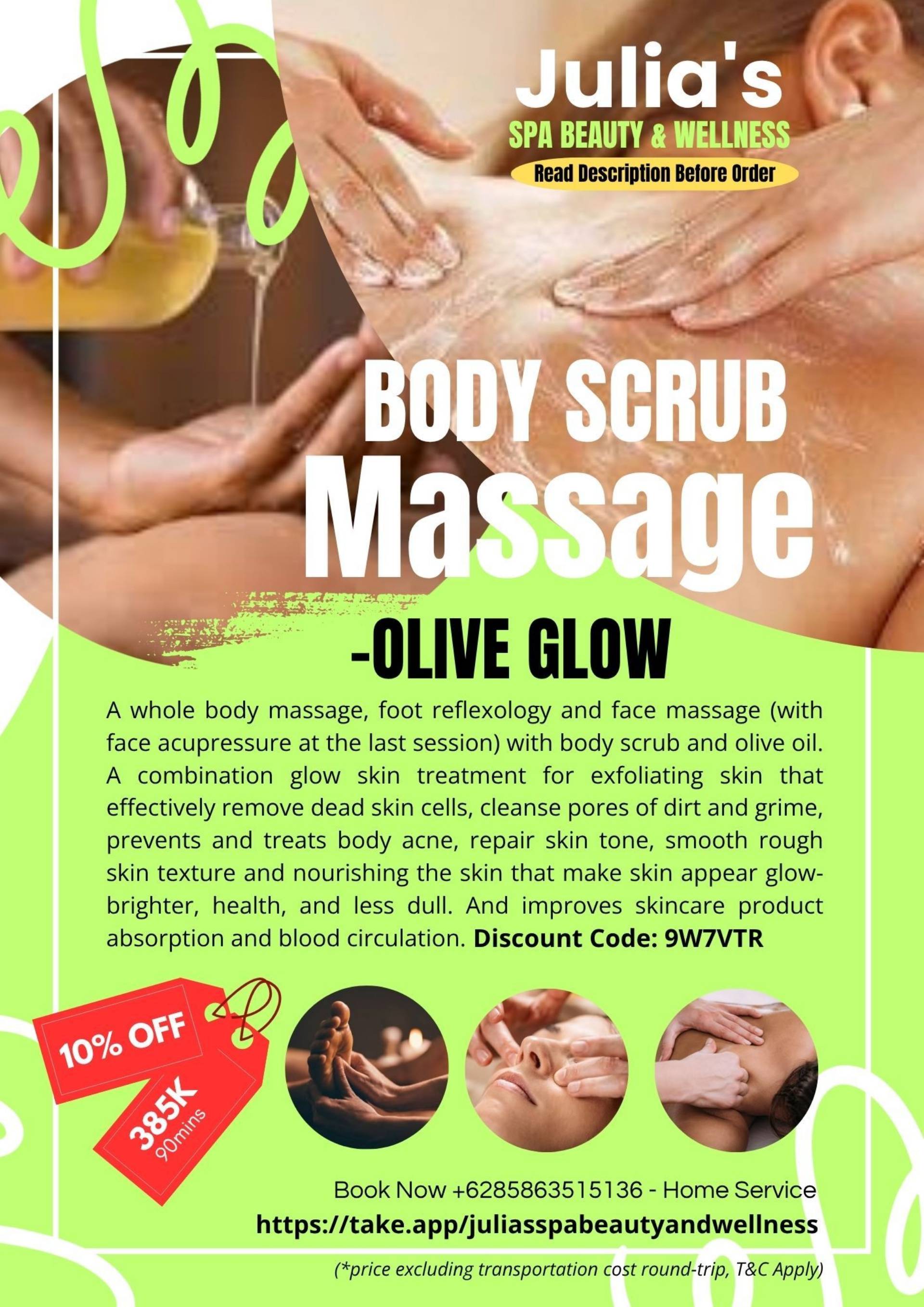 Body Scrub Massage -Olive Glow 90mins 385K_0