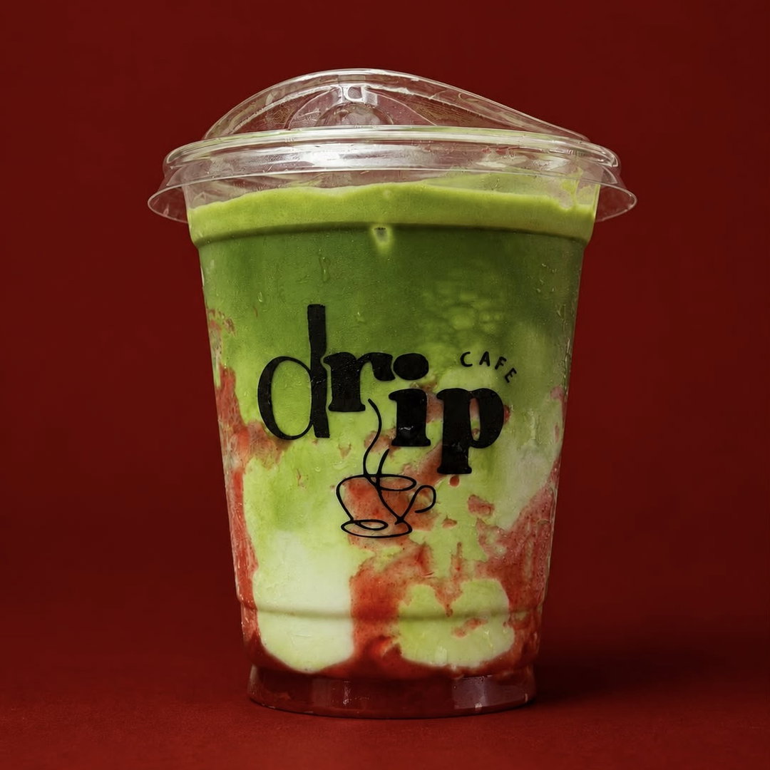 Strawberry Matcha Latte