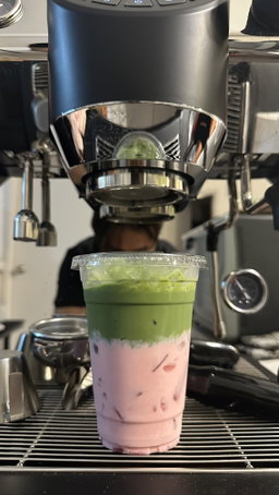Matcha Strawberry Latte