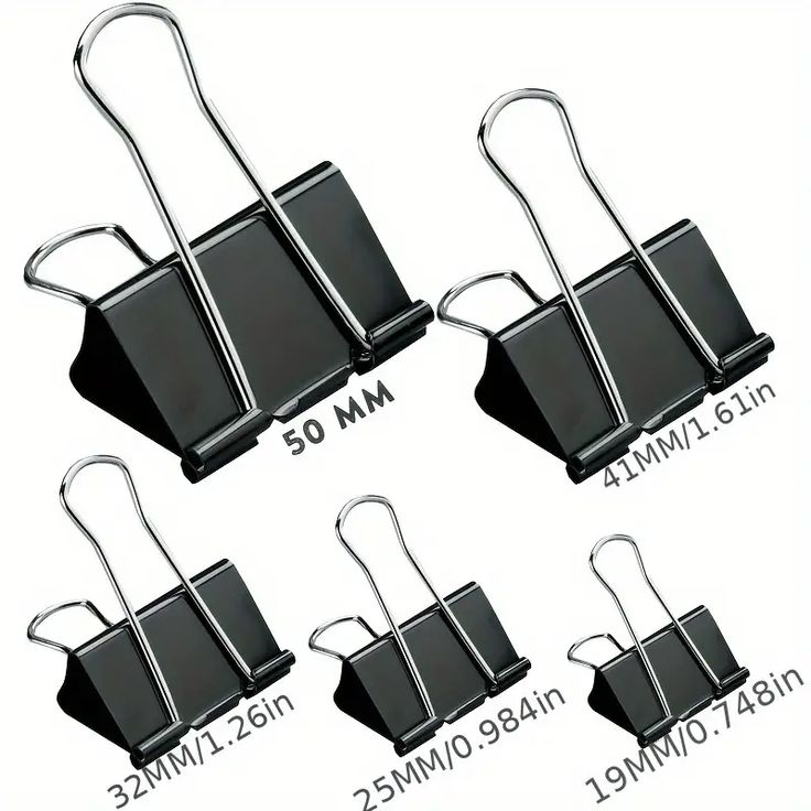 Binder Clips (Various Sizes)