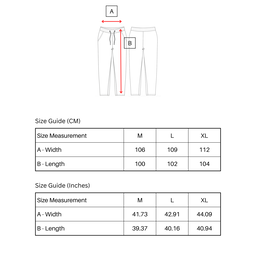 SWEATPANTS - BLACK/ORANGE
