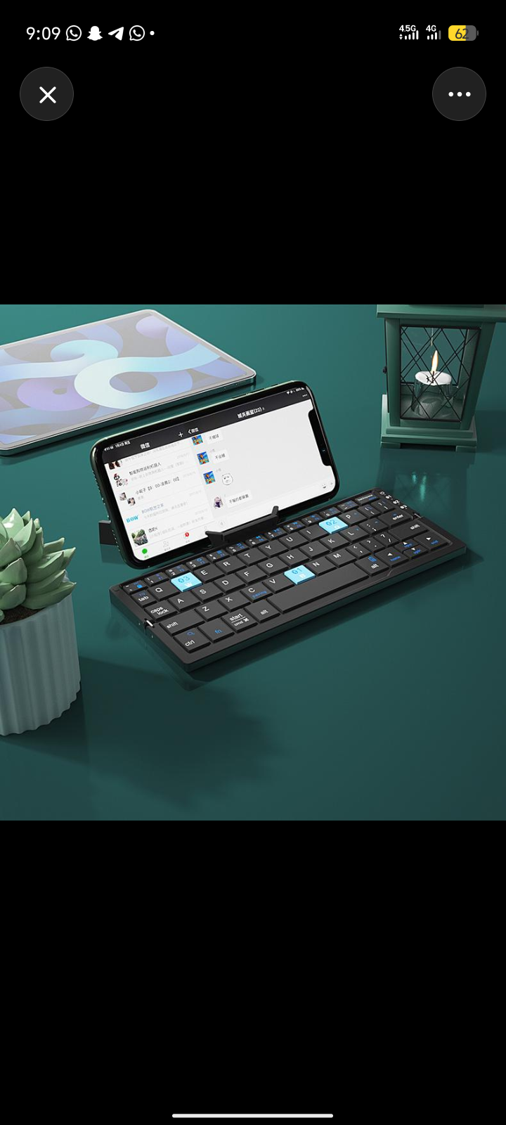 Foldable Bluetooth Mobile Keyboard_2