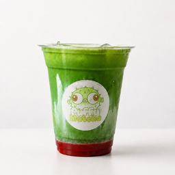 Strawberry Iced Matcha Latte
