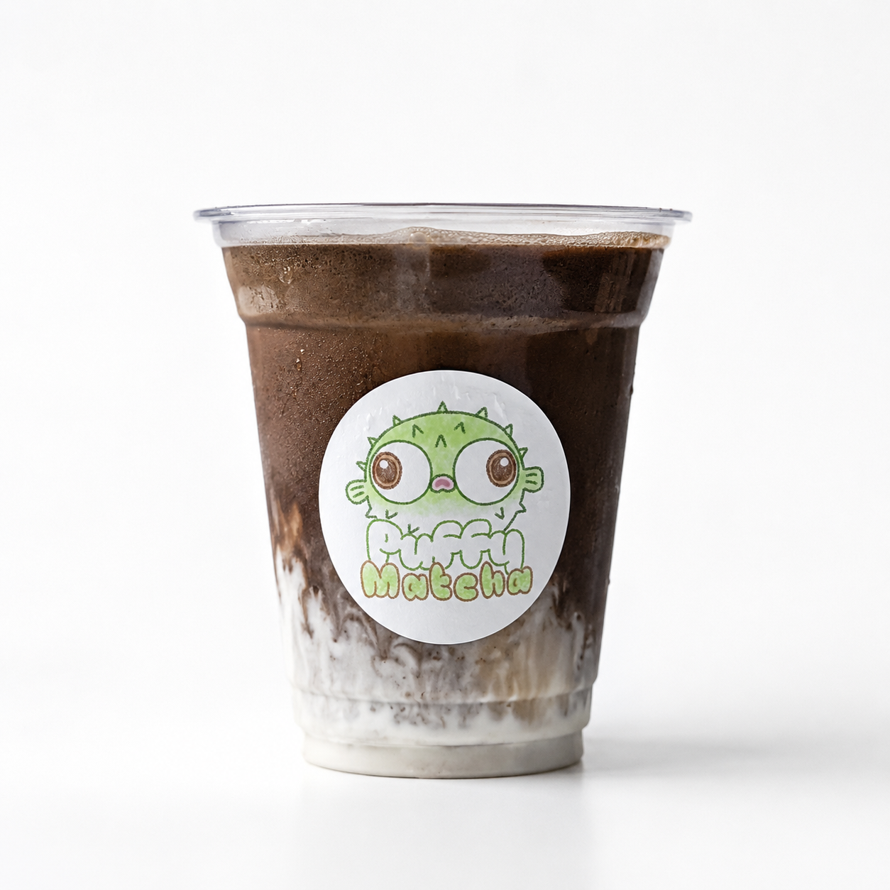 Dark Roasted Iced Hojicha Latte
