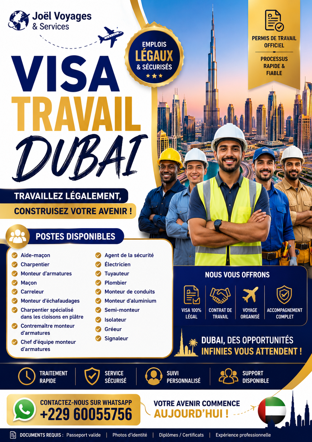 Visa Travail Dubai
