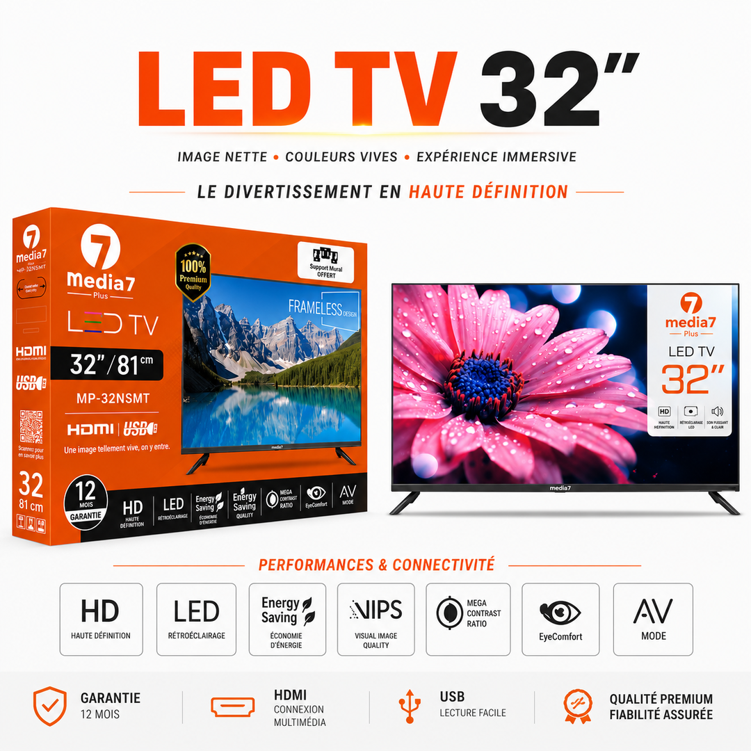 TV LED 32 ‘’ pouches (television) 