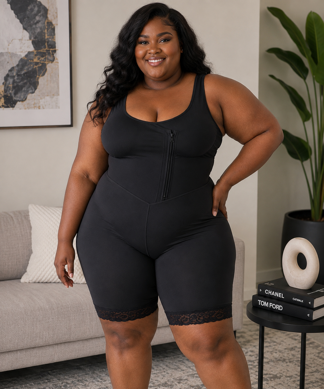 Sleeveless Long Body Shaper