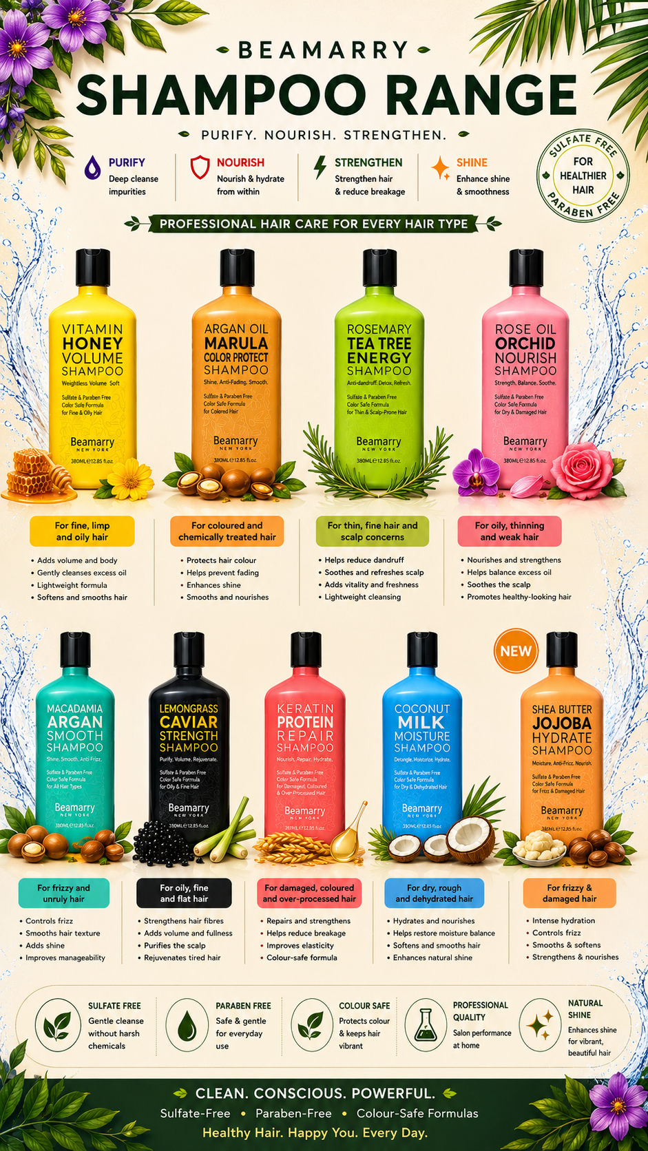 Beamarry Shampoo Range