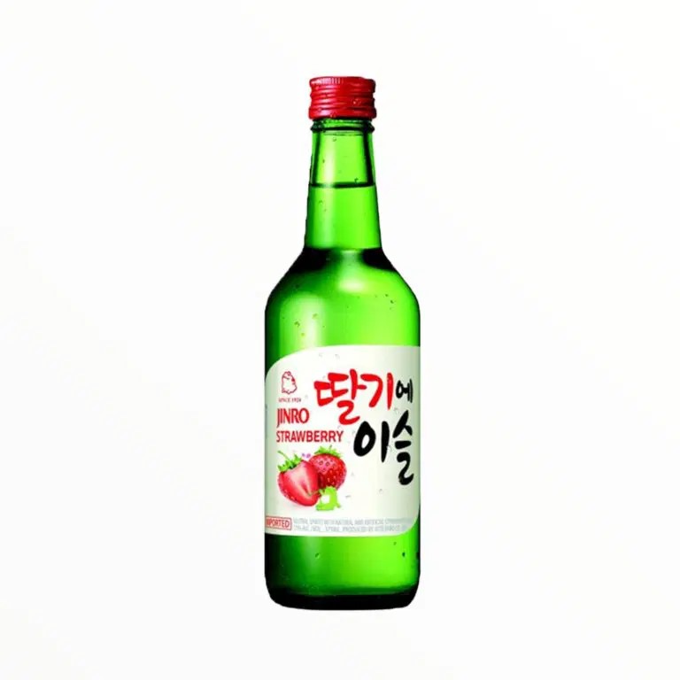 Soju Coreano Sabor Fresa Jinro de 360ml
