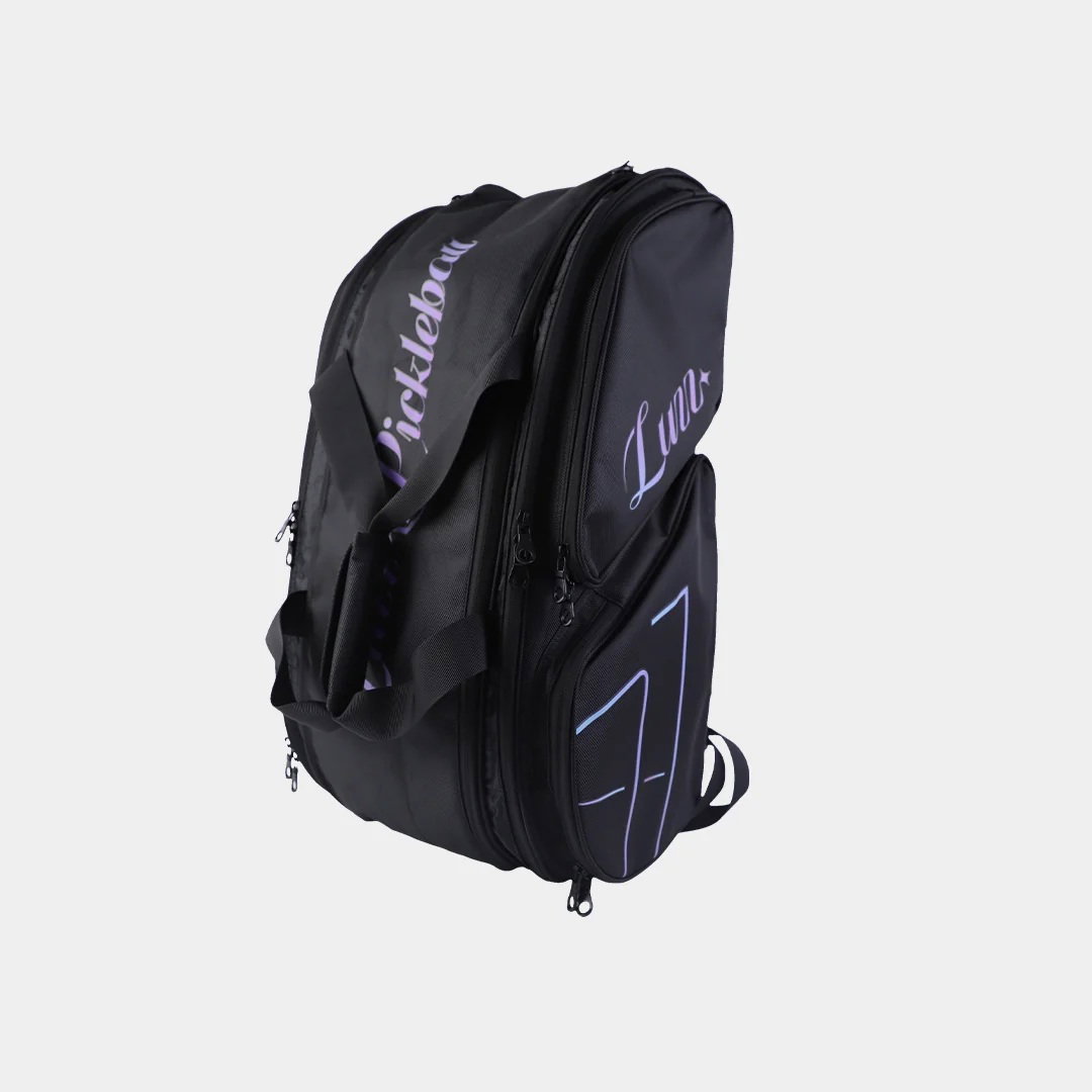 Luzz Pickleball Pro Bag - Black Ultra Violet_0