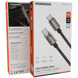 Porodo Type C to C 60W cable