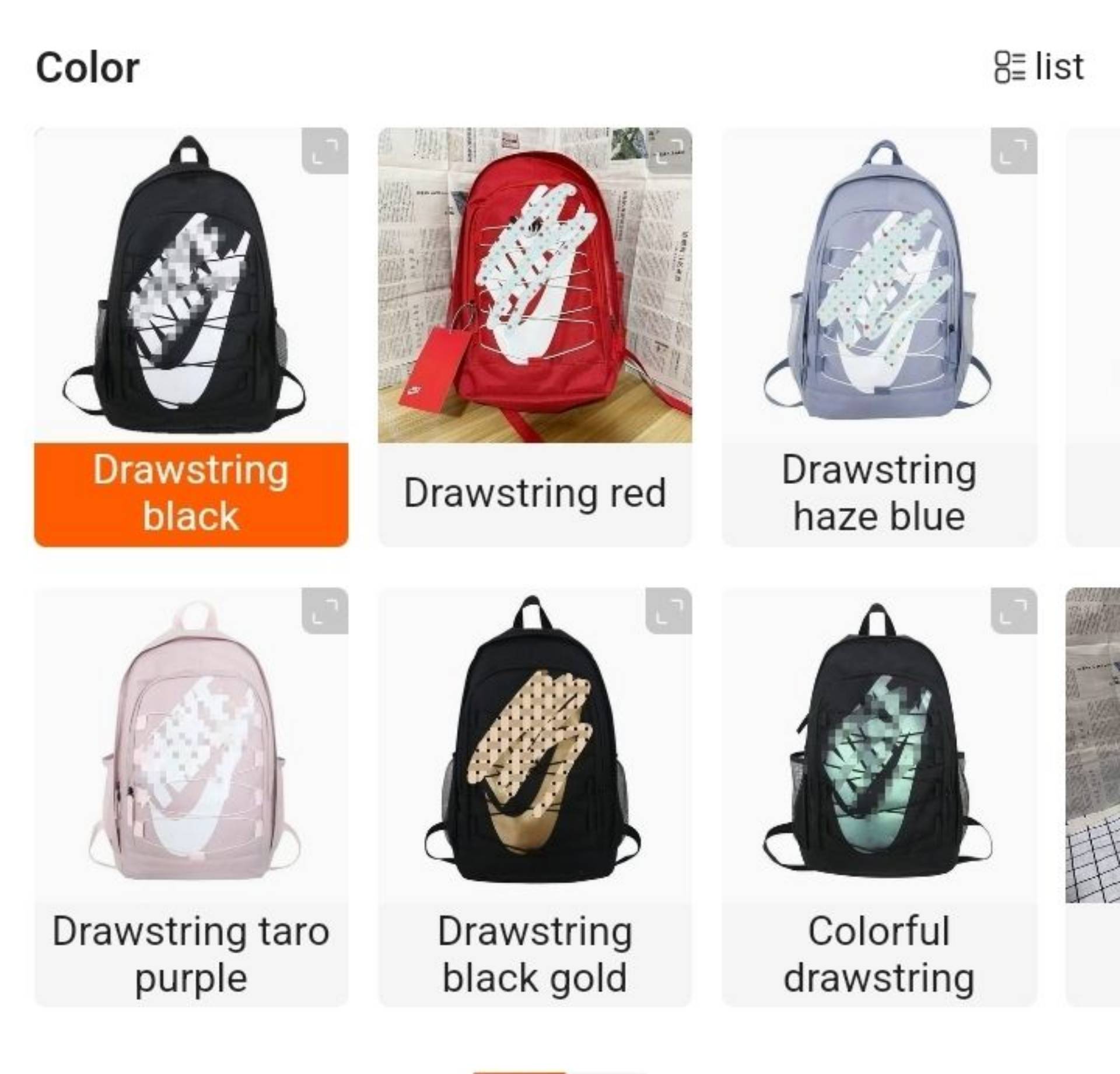 Get 3 for price below, Manufacturer's Letter Large-Capacity High-Version Backpack Campus Student Bag Men's and Women's Casual Sports Bag Versatile_0