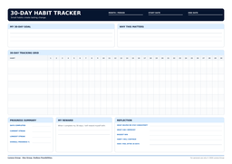 30-Day Habit Tracker