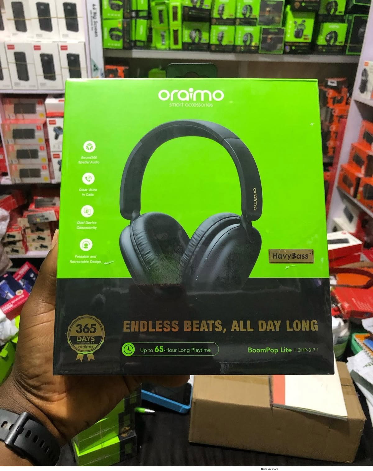 Oraimo BoomPop Lite Headphones _0