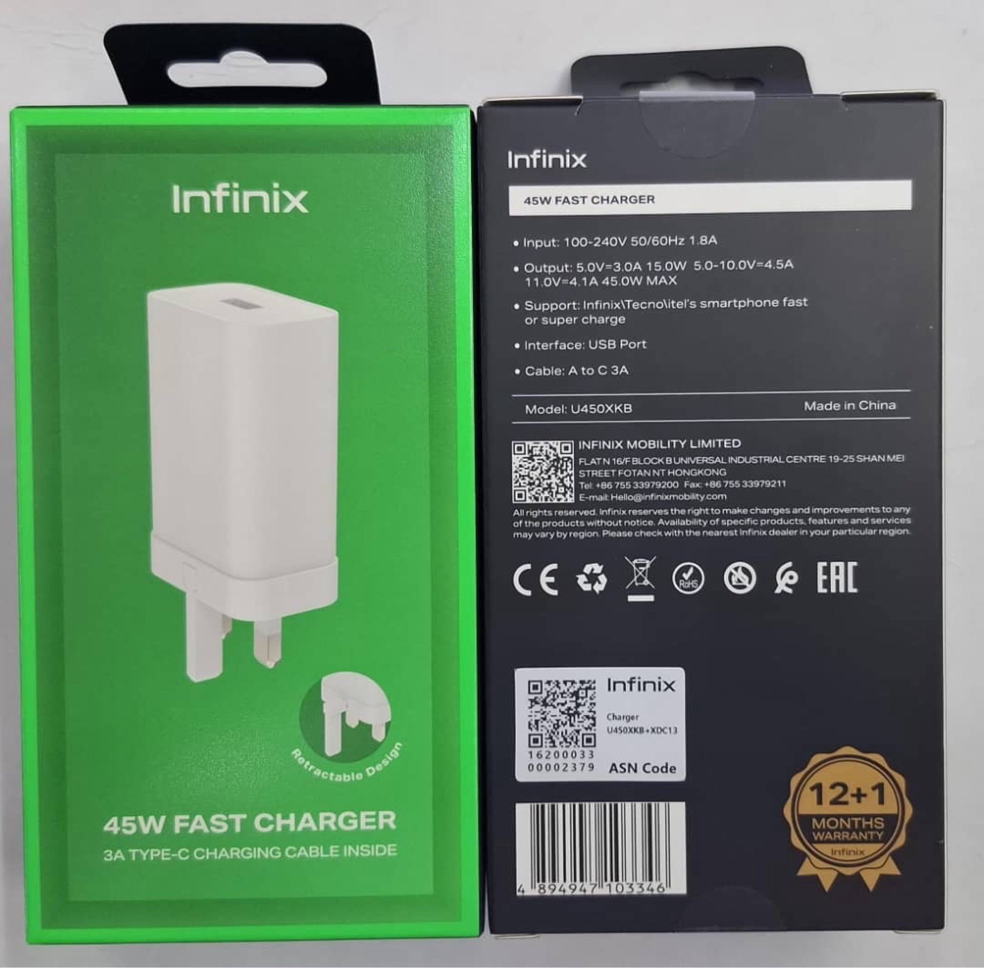 45W Infinix Fast Charger type C_0