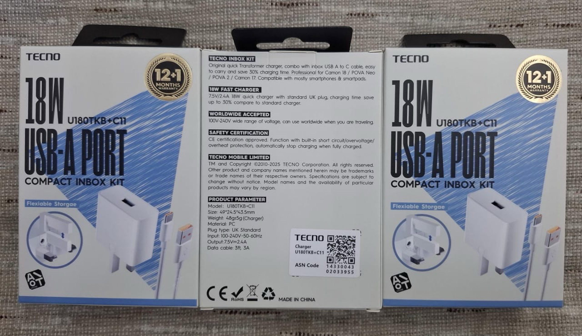 18W TECNO Type C charger_0