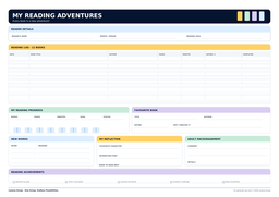 Printable Children's Reading Log