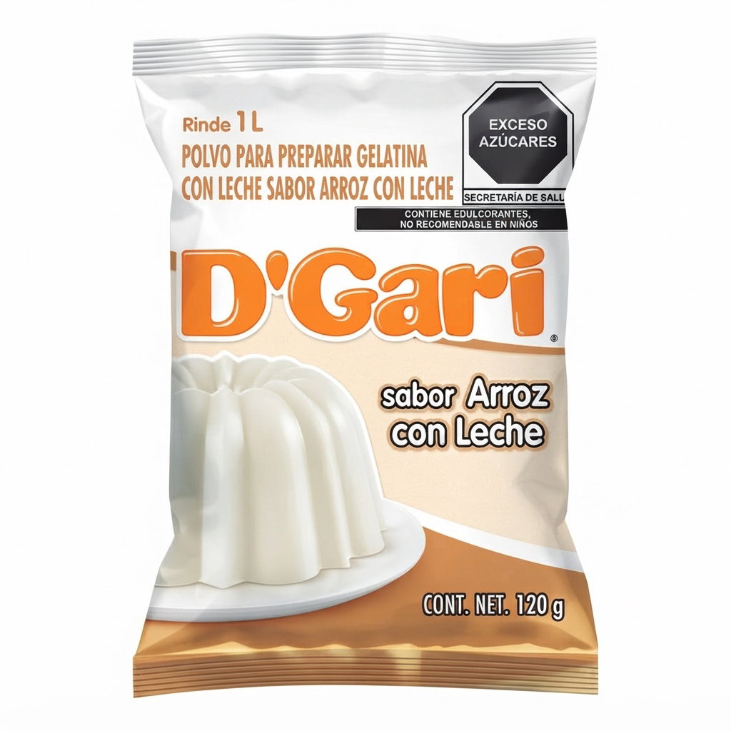 D´Gari sabor arroz con leche 120gr