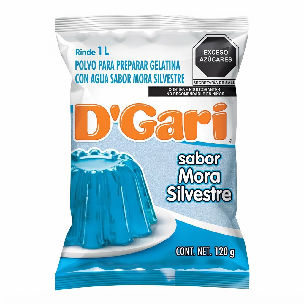D´Gari sabor Mora silvestre 120gr