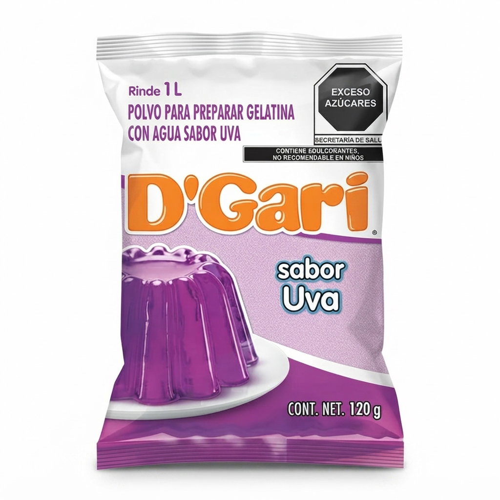 D´Gari sabor Uva 120 gr _0