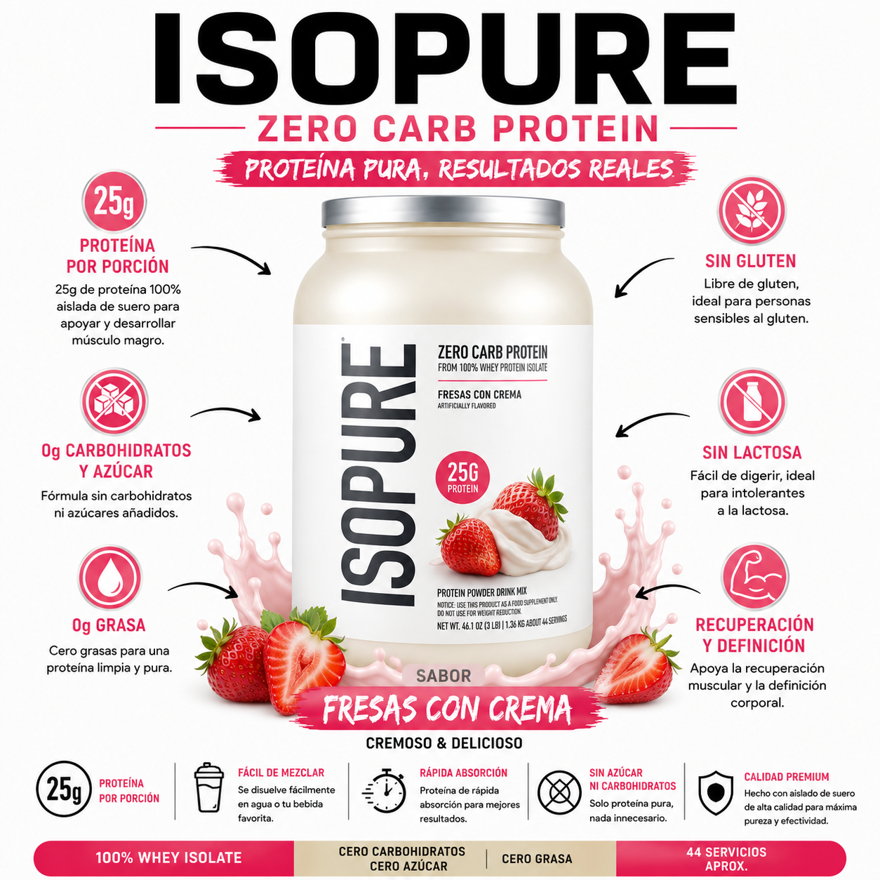 Isopure Zero de 3lb _1