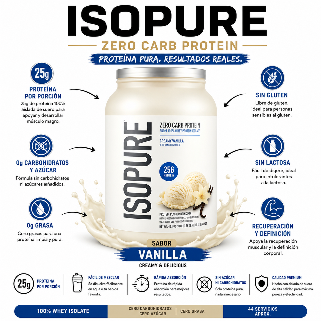 Isopure Zero de 3lb 