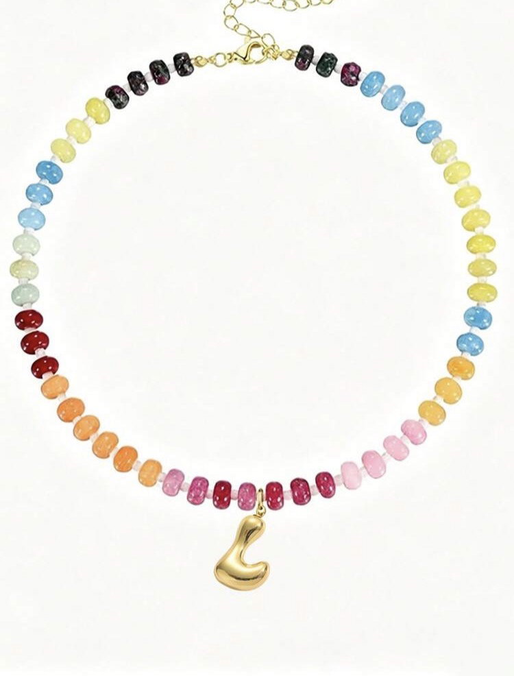 Kimora necklace of initial A_3