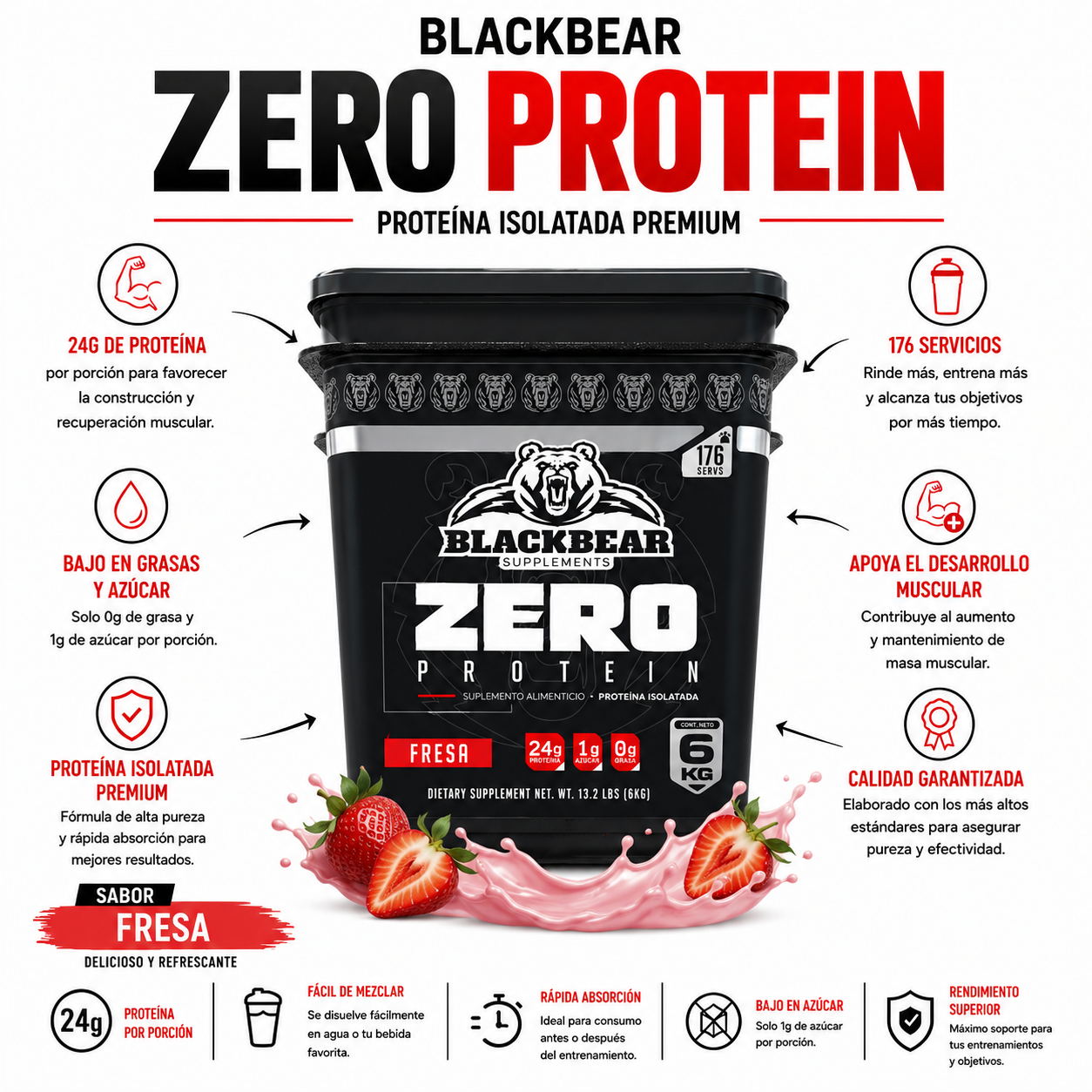 Zero Protein BLACKBEAR Cubeta _1