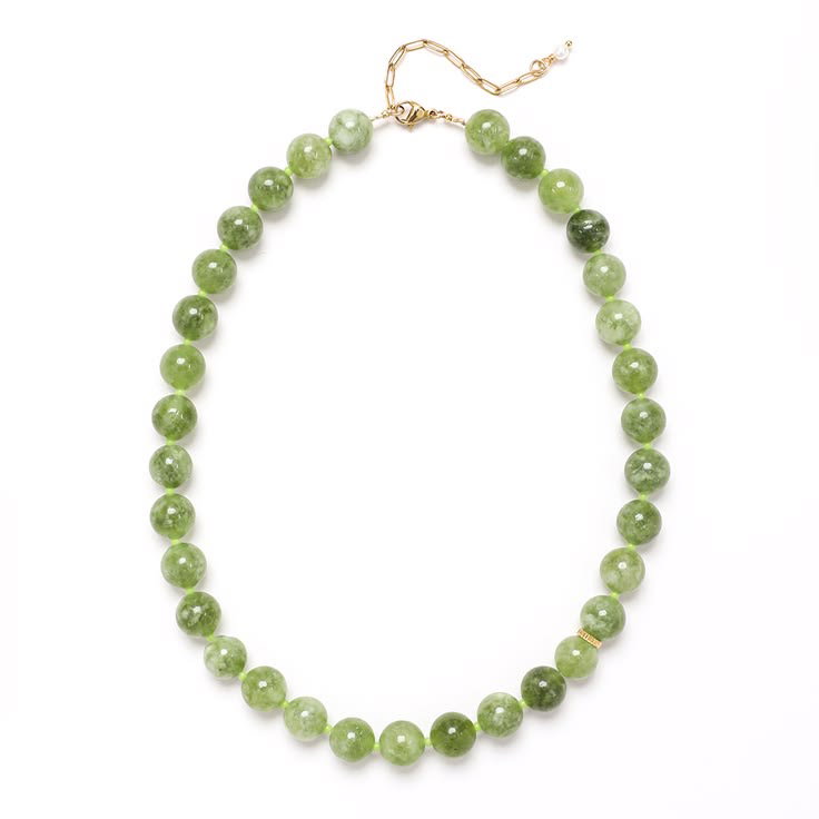 Jade - Green Beaded Necklace