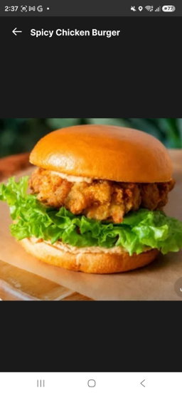 Spicy Chicken Burger