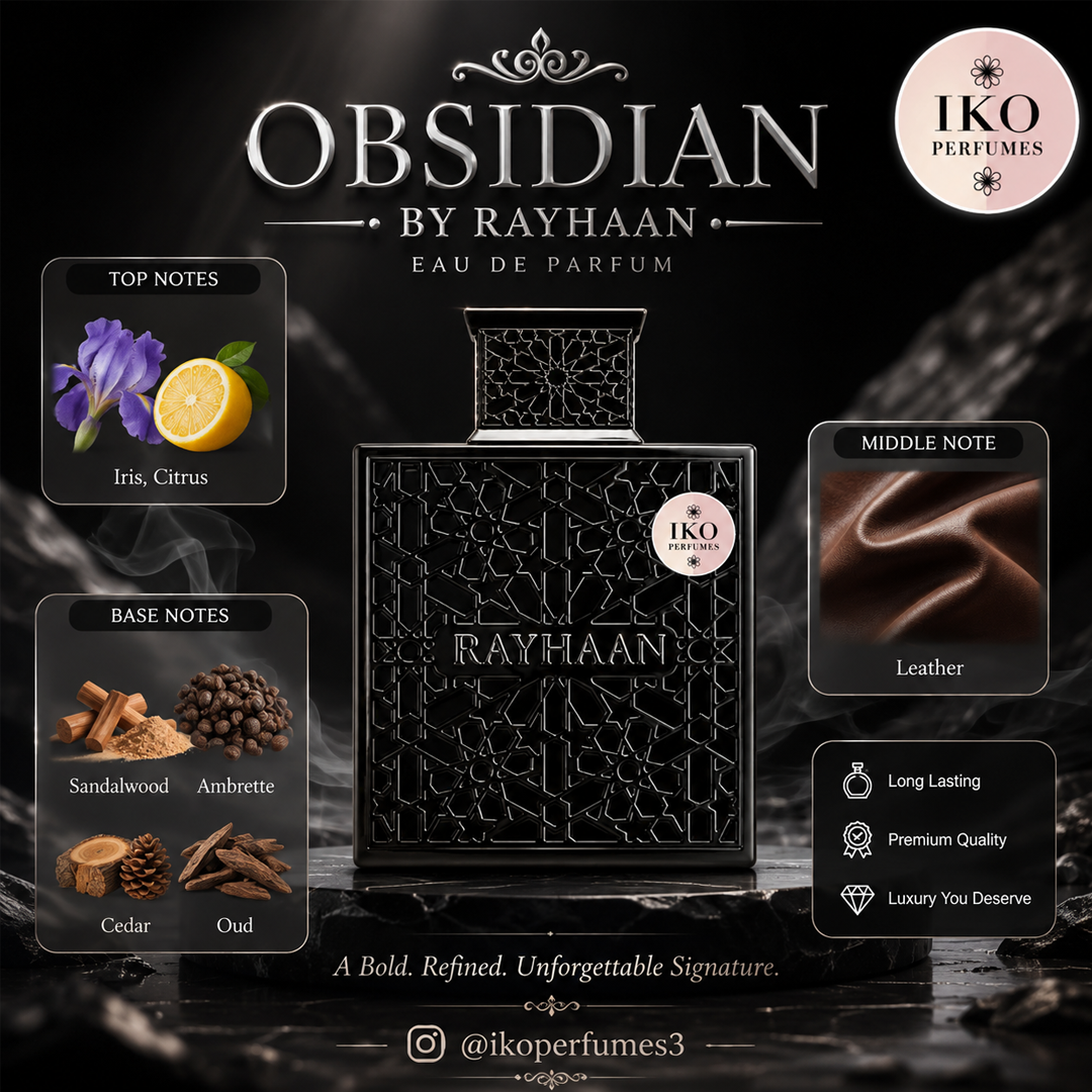 Obsidian by Rayhaan | Original Arabic Perfume in Kenya – IKO Perfumes