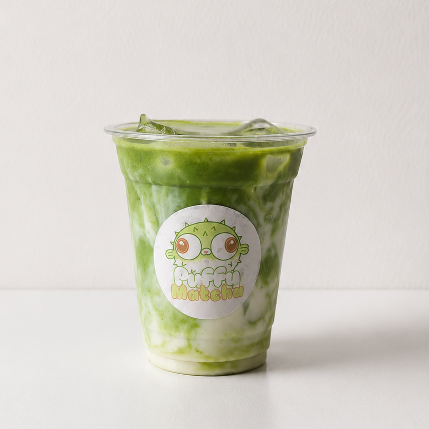 Jasmine Iced Matcha Latte