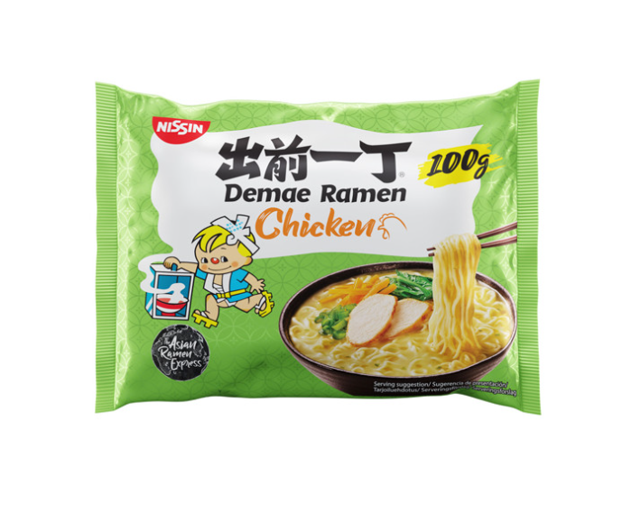 Fideos Ramen Demae Chicken, caldo Sabor a Pollo 100 g