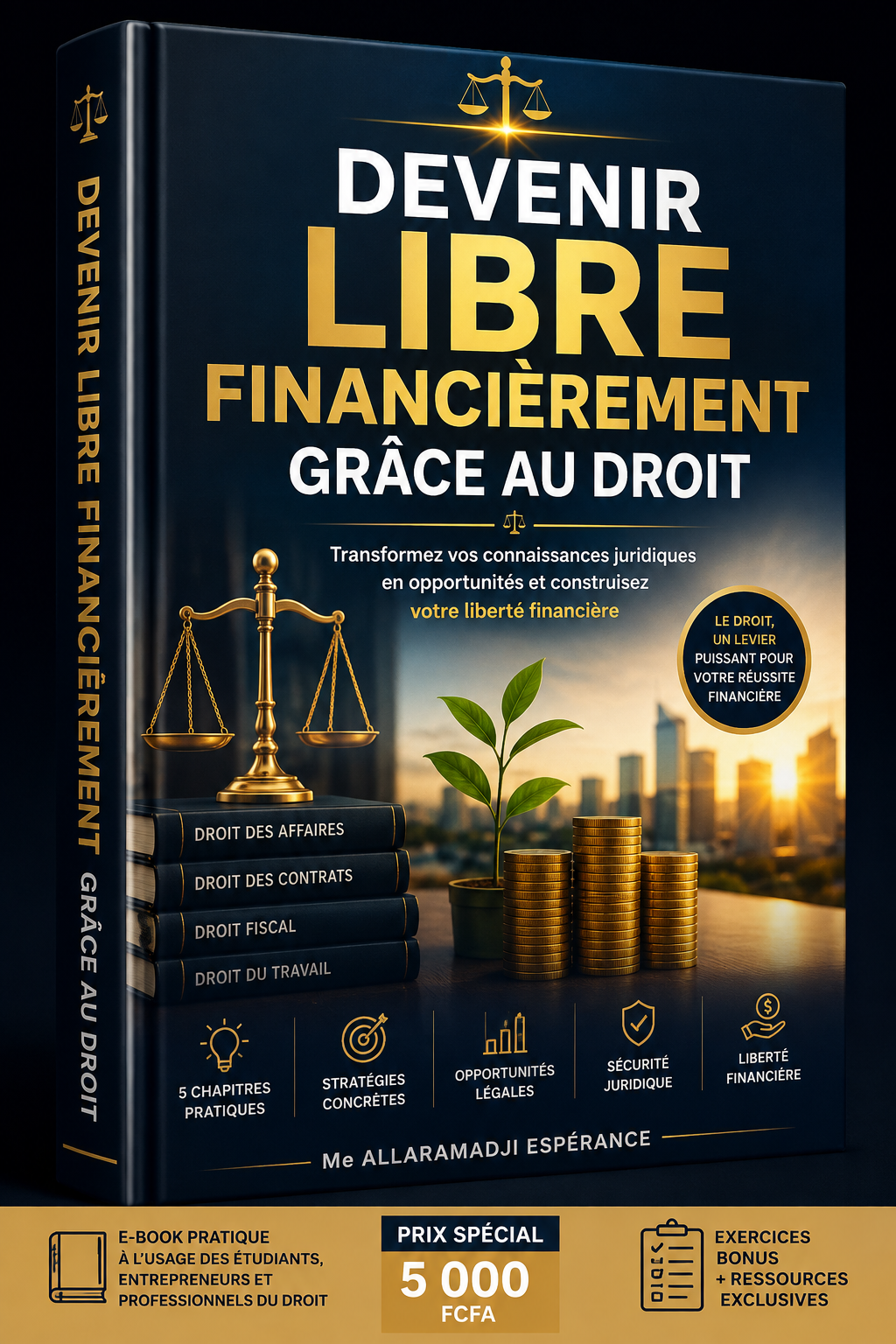 Ebook DEVENIR LIBRE FINANCIÈREMENT GRACE AU DROIT _0