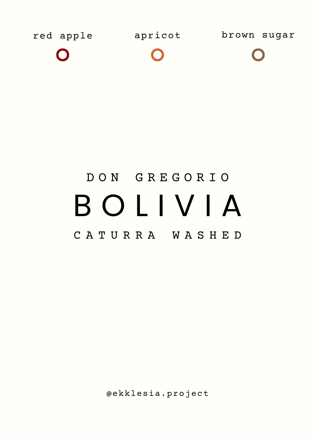 Bolivia Don Gregorio - Espresso