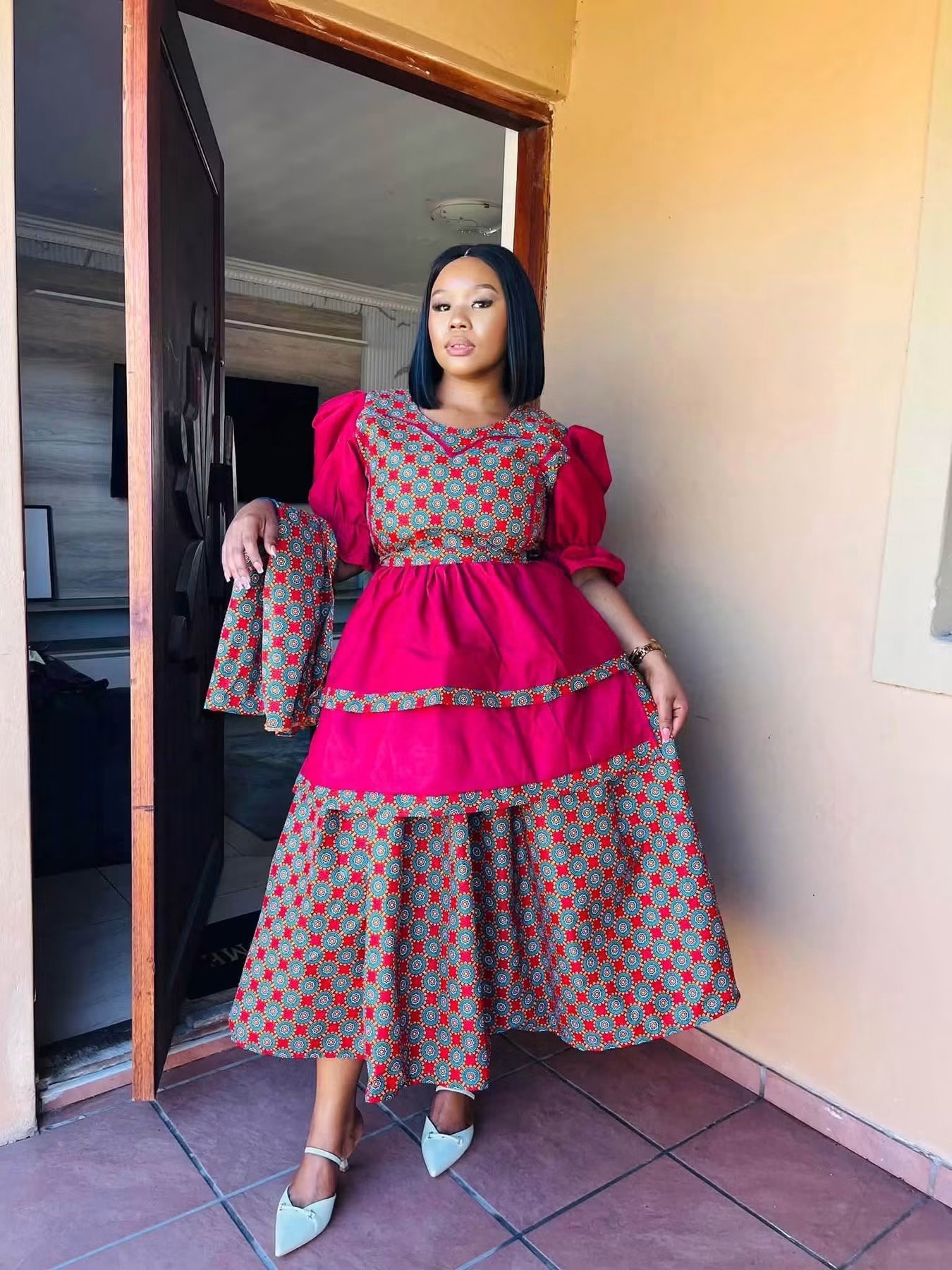 Theee Rehoboth African prints dresses_4