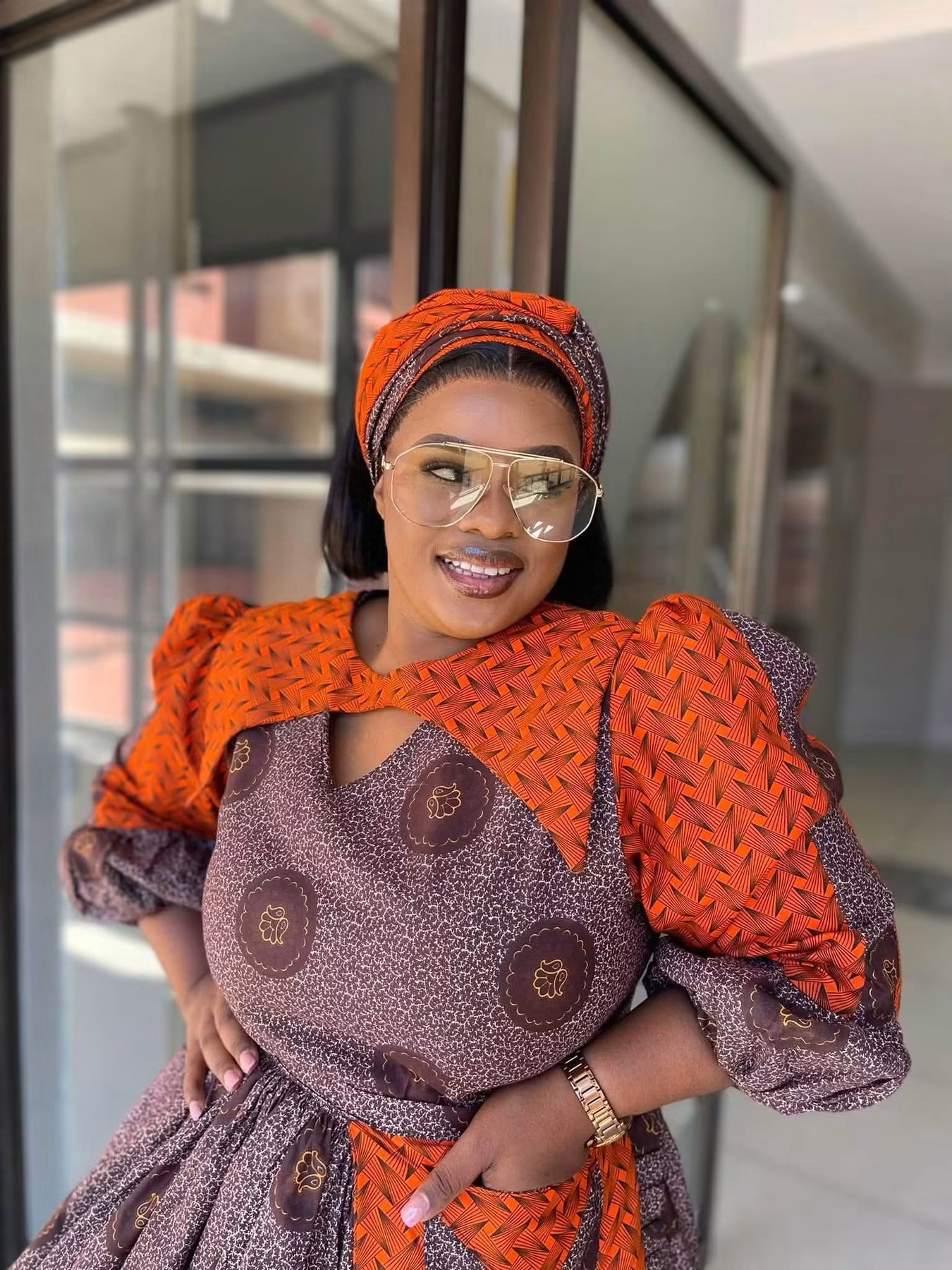 Theee Rehoboth African prints dresses_11