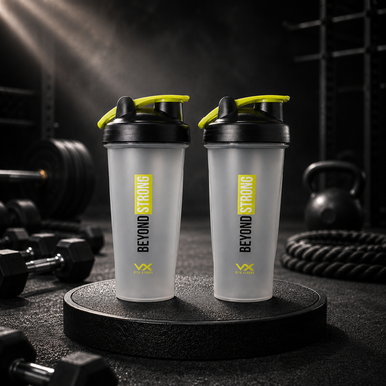 VITAXTRONG™ BEYOND STRONG Shaker Bottle 600ml | BPA Free Protein Shaker • Leakproof • Easy Clean | Gym & Supplement [VX]_3