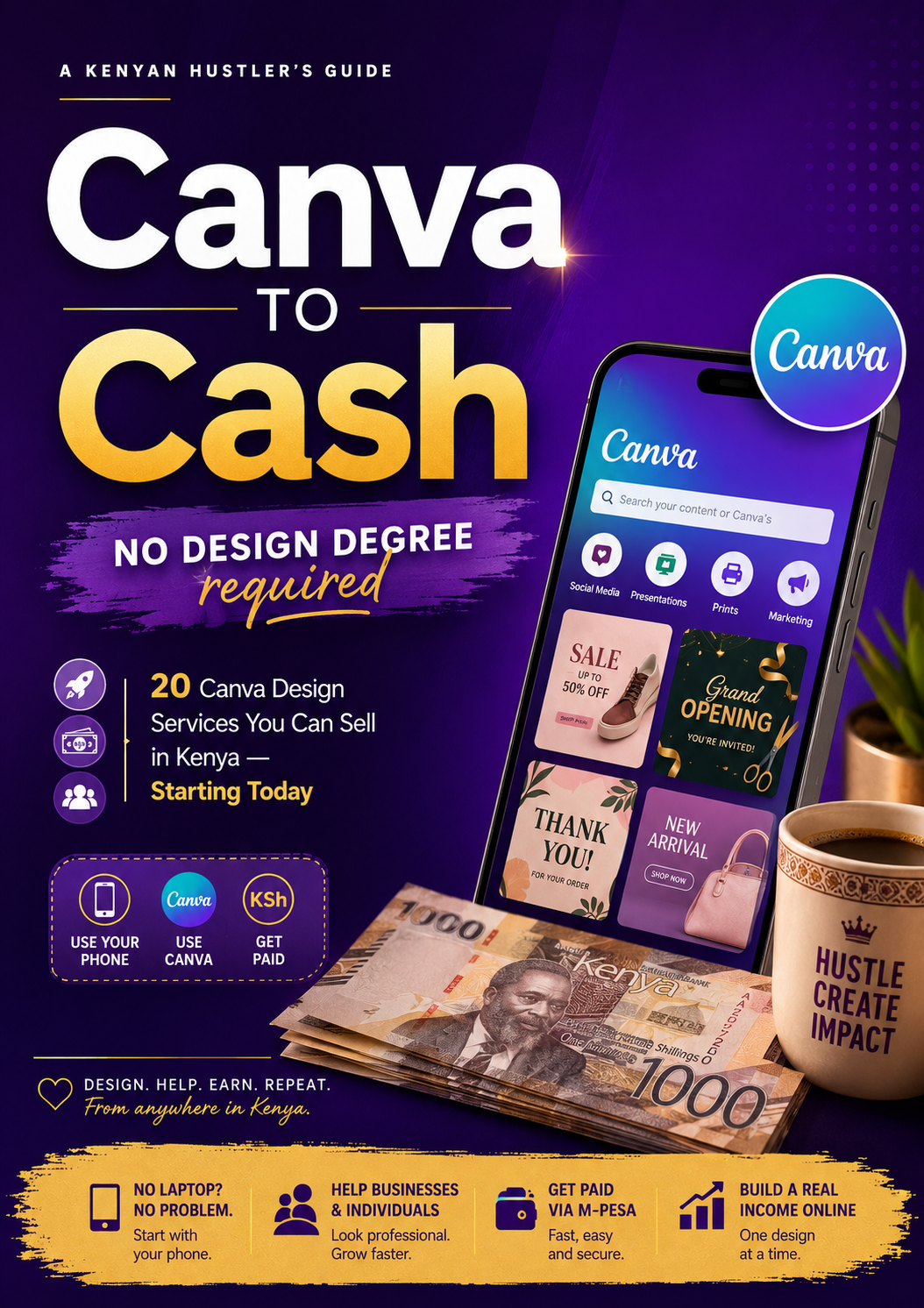 Canva to Cash – Kenya: 20 Canva Services You Can Sell_0
