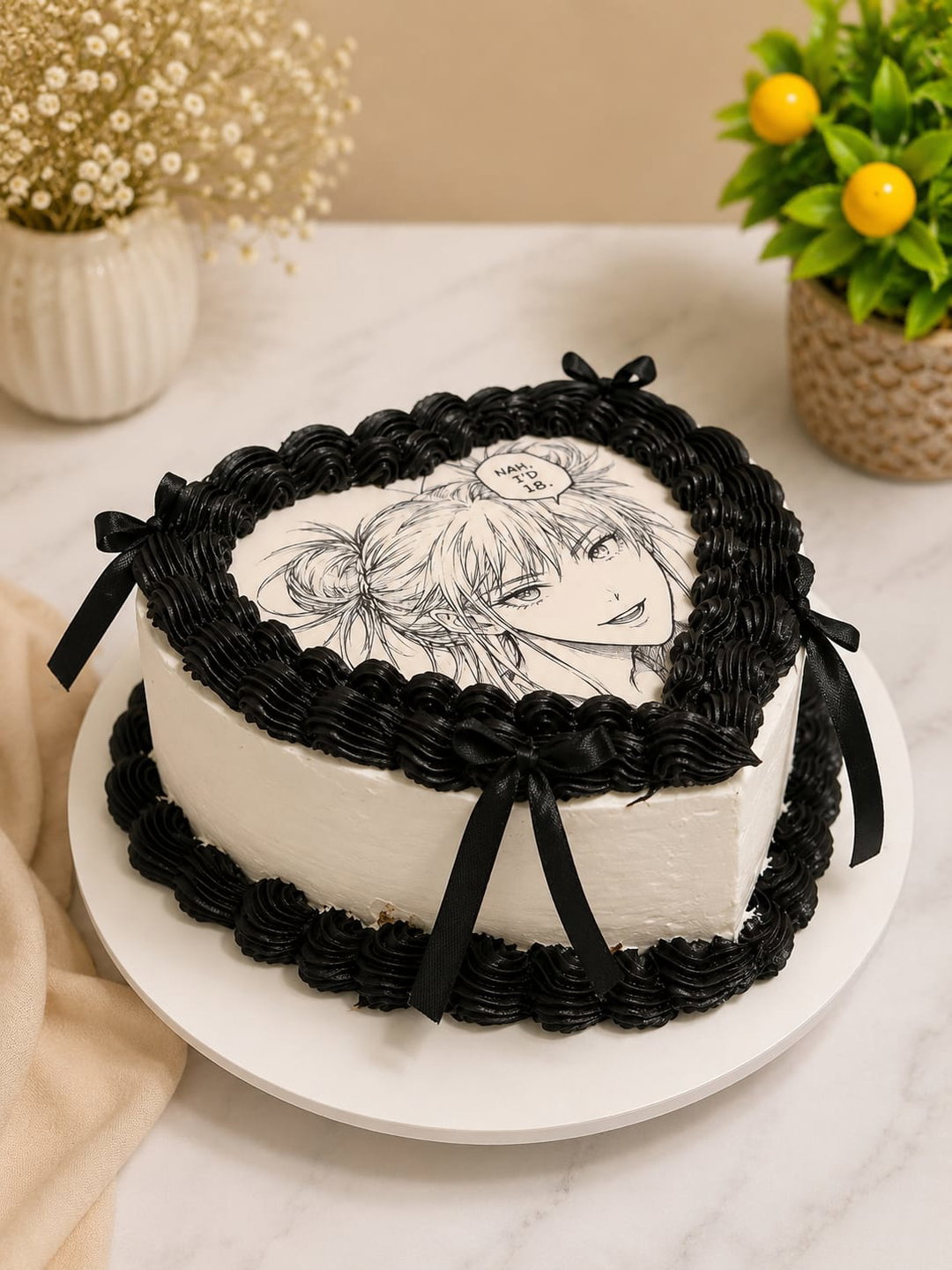 Custom Photo Print Cake
