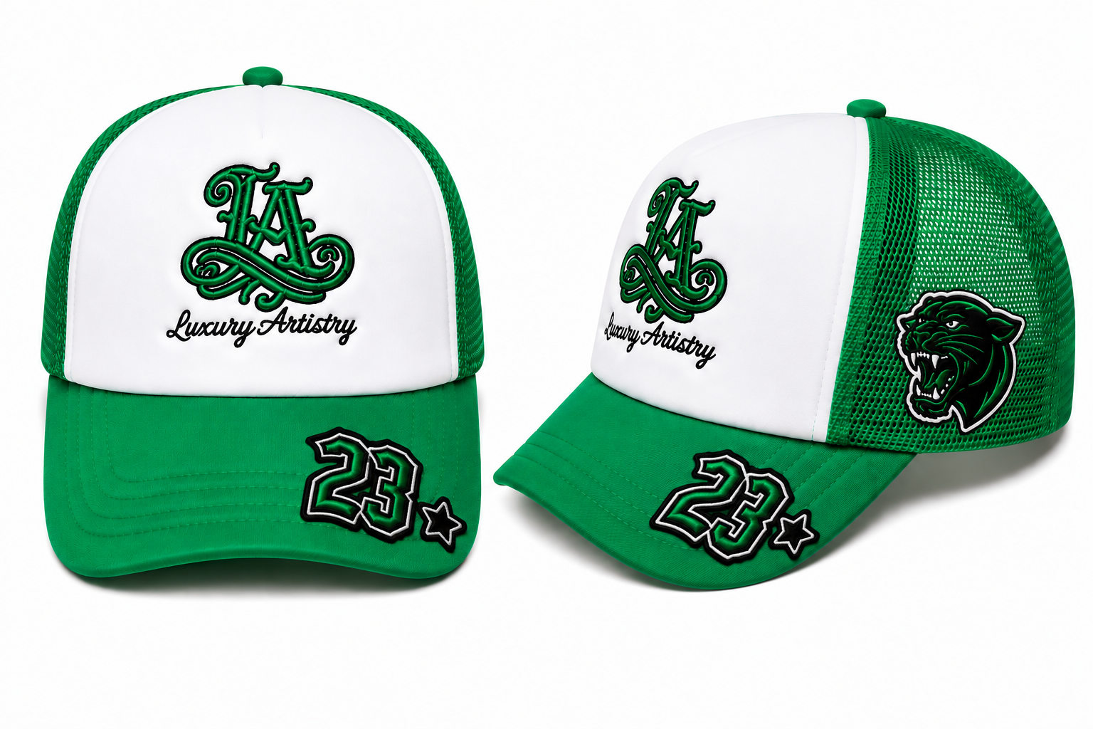 (Customized) Green Trucker Hat_0