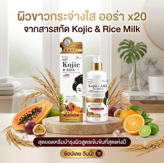 Perfect Skin Lady - Kojic AHA Skin Lightening x20 Whitening Lotion | Wholesale Skincare & Body Care Singapore_2