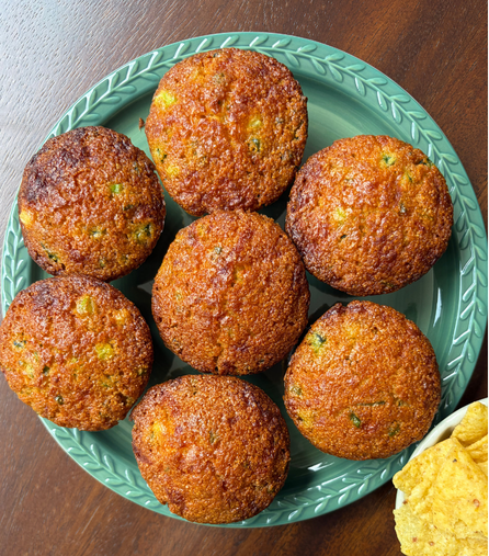 Jalapeno Cheddar Cornbread Muffins (Bundle of 5)