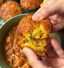 Jalapeno Cheddar Cornbread Muffins (Bundle of 5)