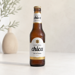 Cerveza chica sin alcohol